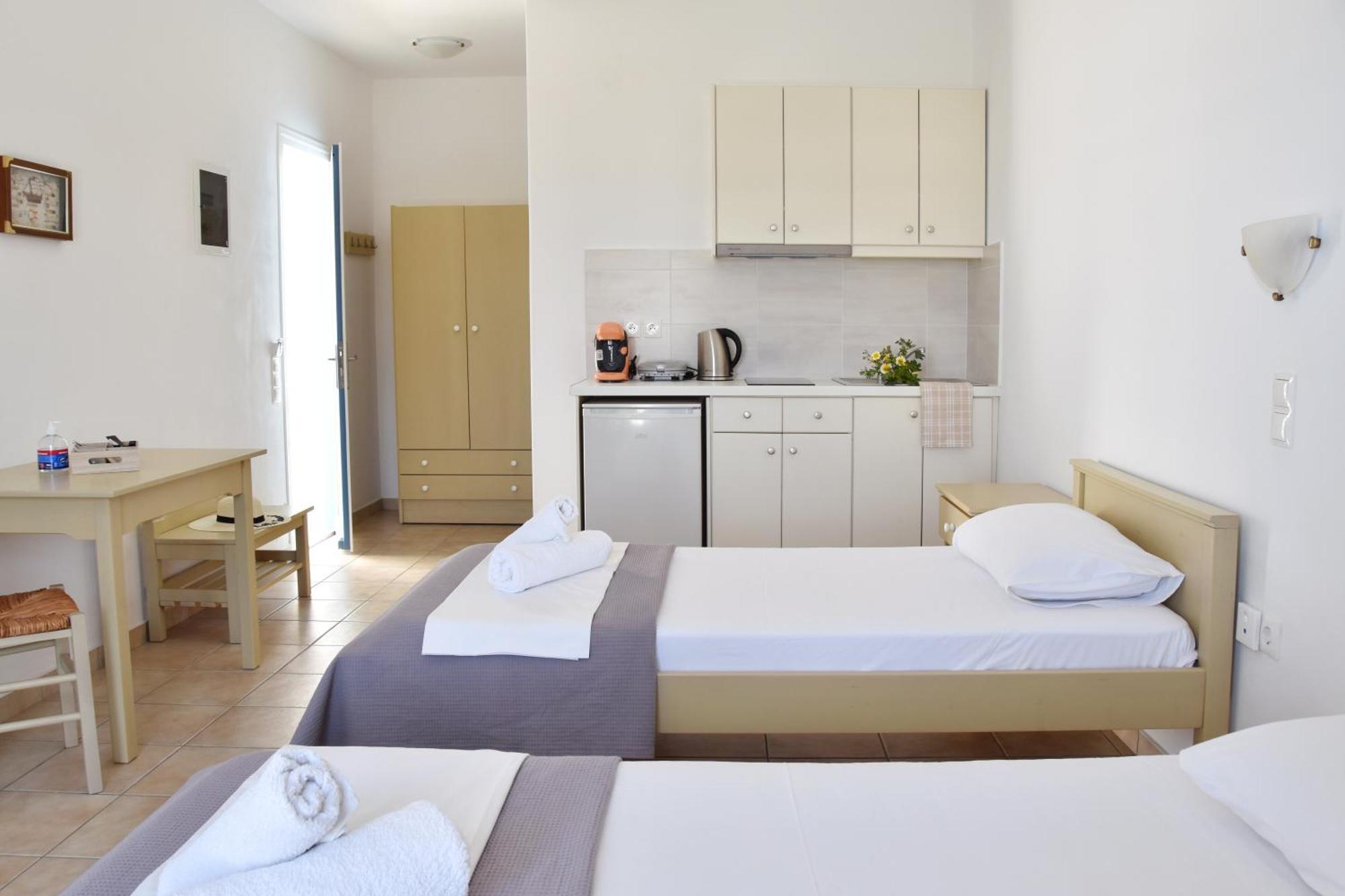 Captain Apartments Paros Náousa Rom bilde