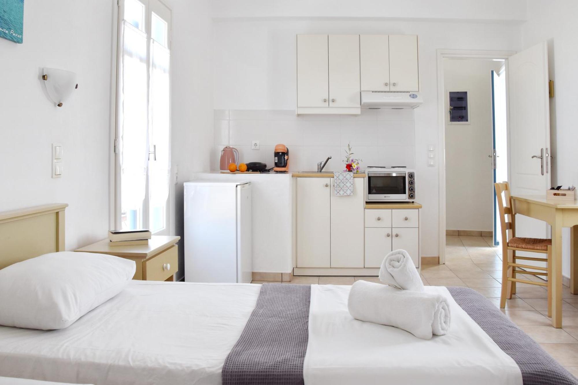 Captain Apartments Paros Náousa Rom bilde